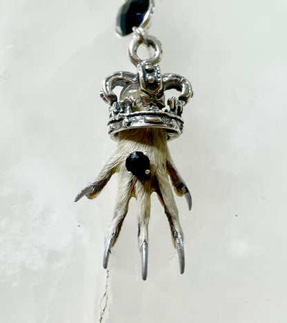 Royal Gothic Rodent Paw Necklace