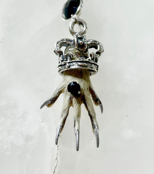 Royal Gothic Rodent Paw Necklace