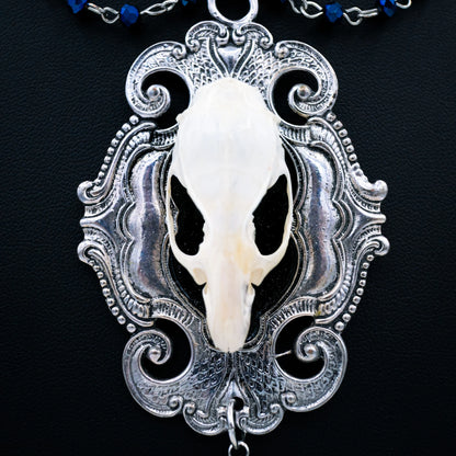 Draped Rat Skull Necklace
