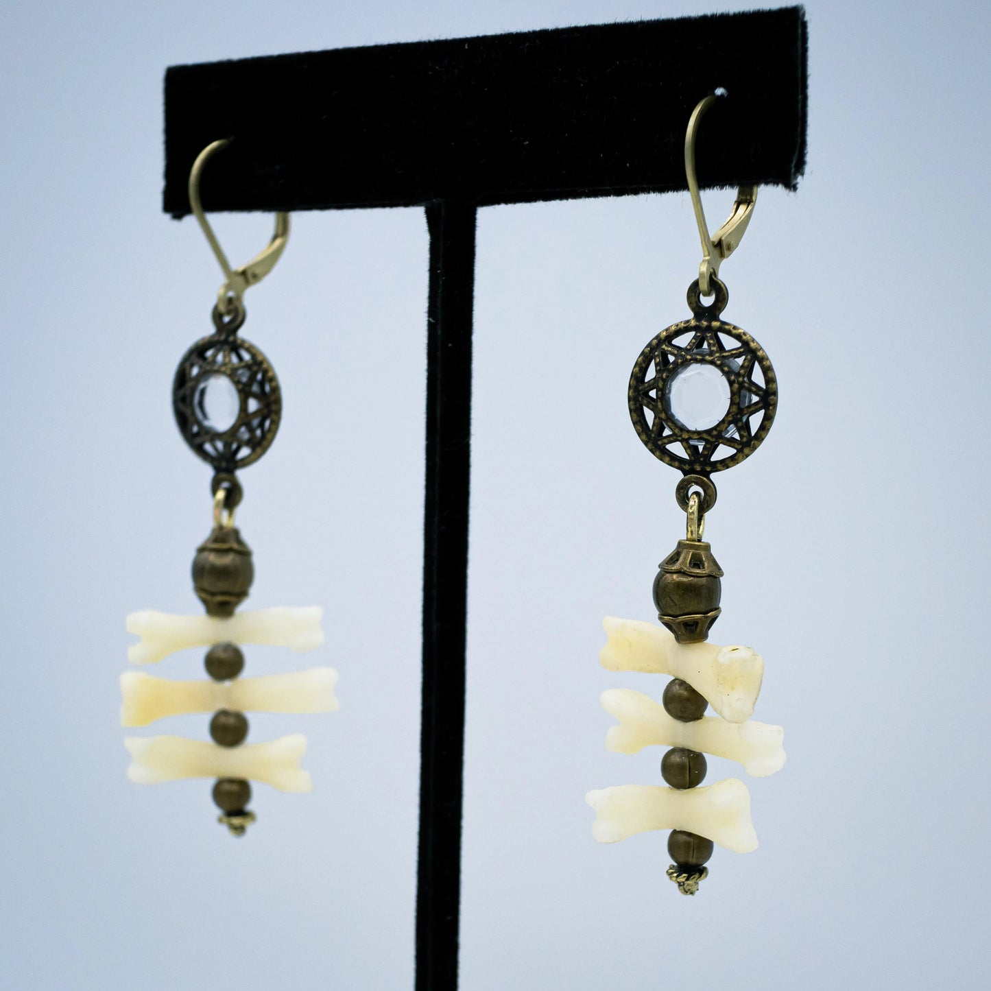 Triple Bone Earrings