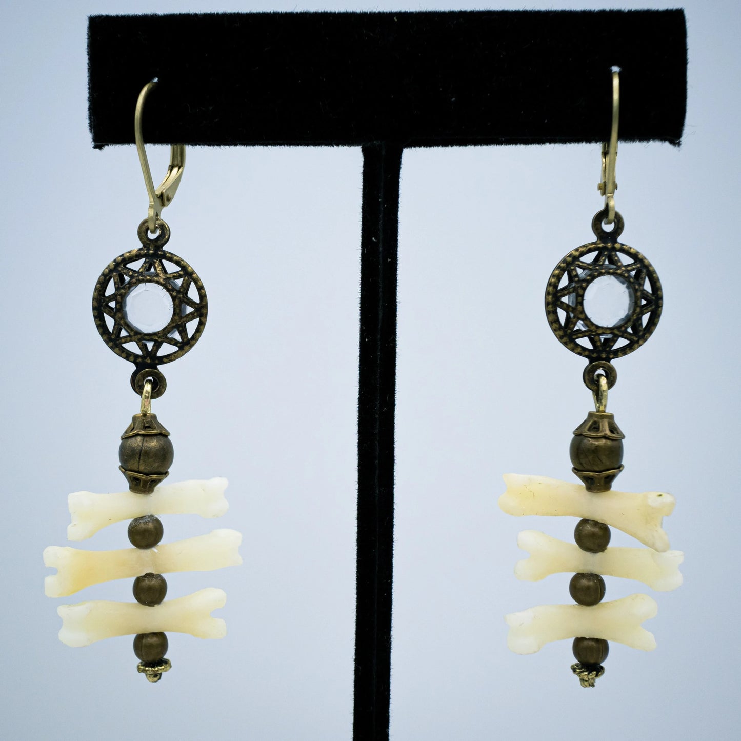 Triple Bone Earrings