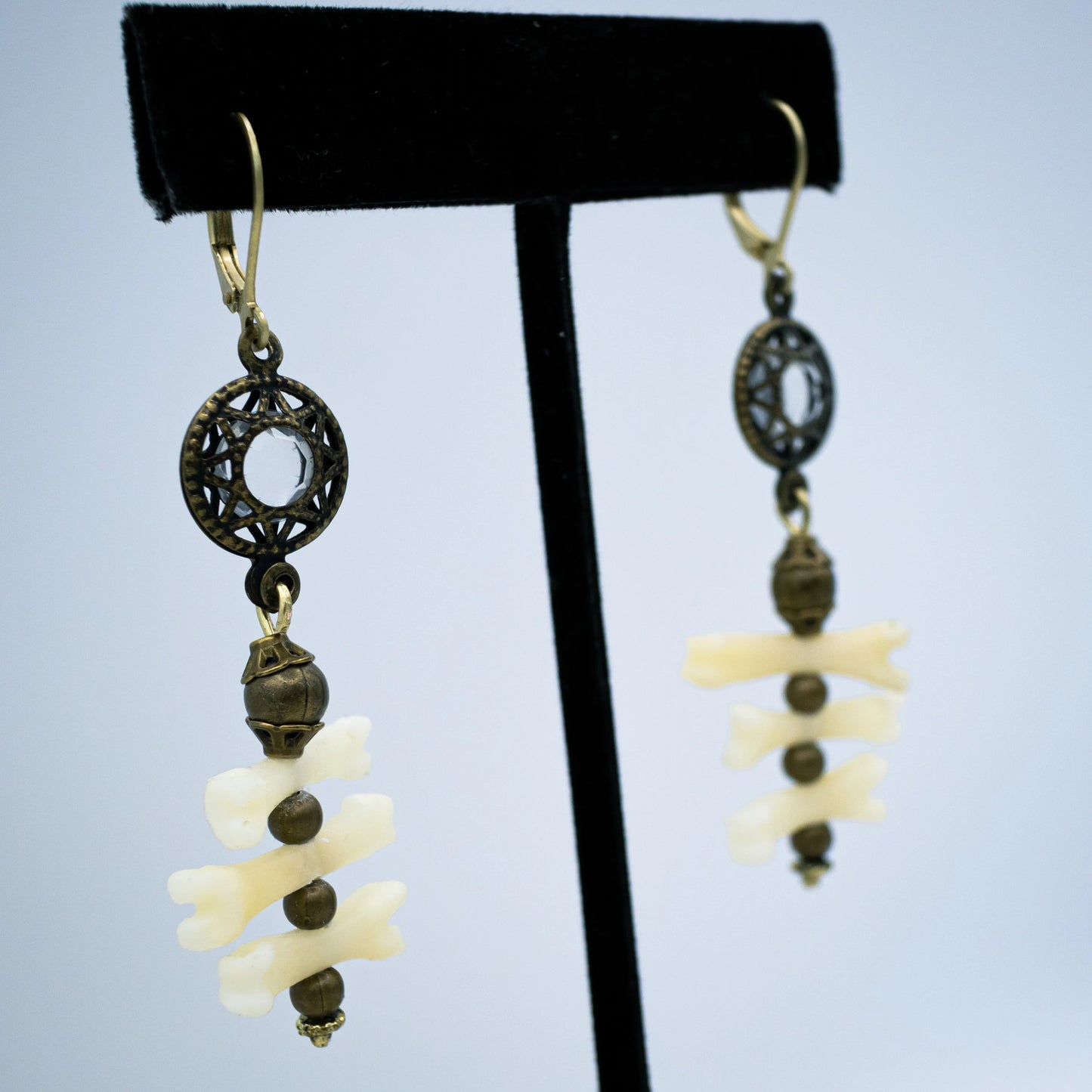 Triple Bone Earrings