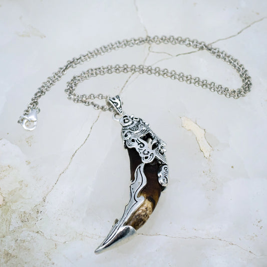 Wolf Fang Charivari Amulet