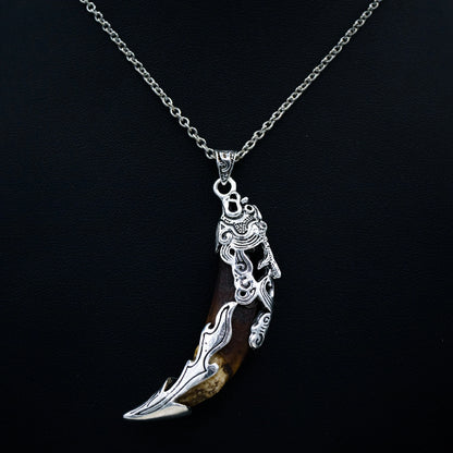 Wolf Fang Charivari Amulet