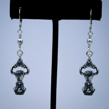 Victorian Hand Earrings
