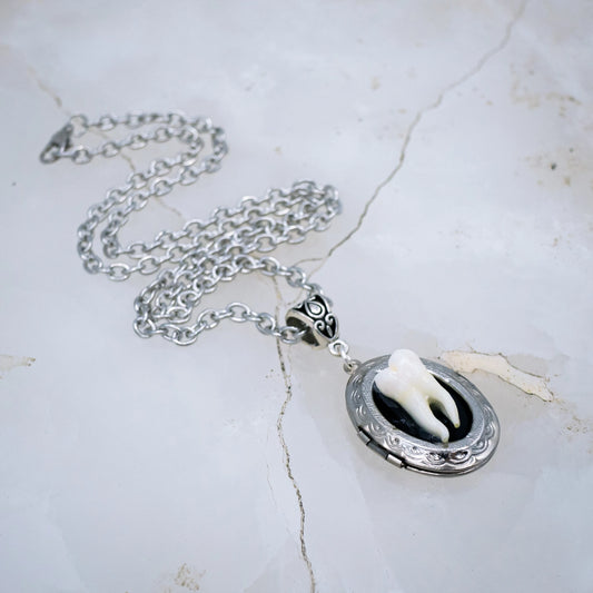 Mourning Molar Locket