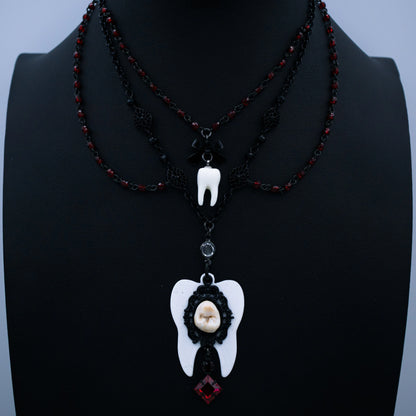 Gothic Tooth Fairy Layered Choker