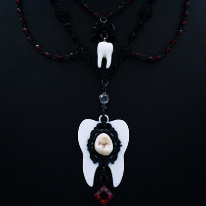 Gothic Tooth Fairy Layered Choker