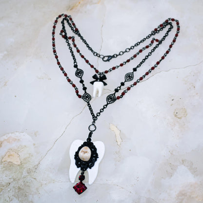 Gothic Tooth Fairy Layered Choker