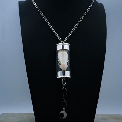 Weasel Skull Ossuary Necklace