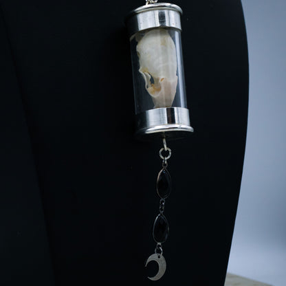 Weasel Skull Ossuary Necklace