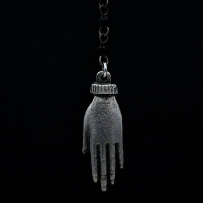 Gothic Beaded Palm Readers Necklace