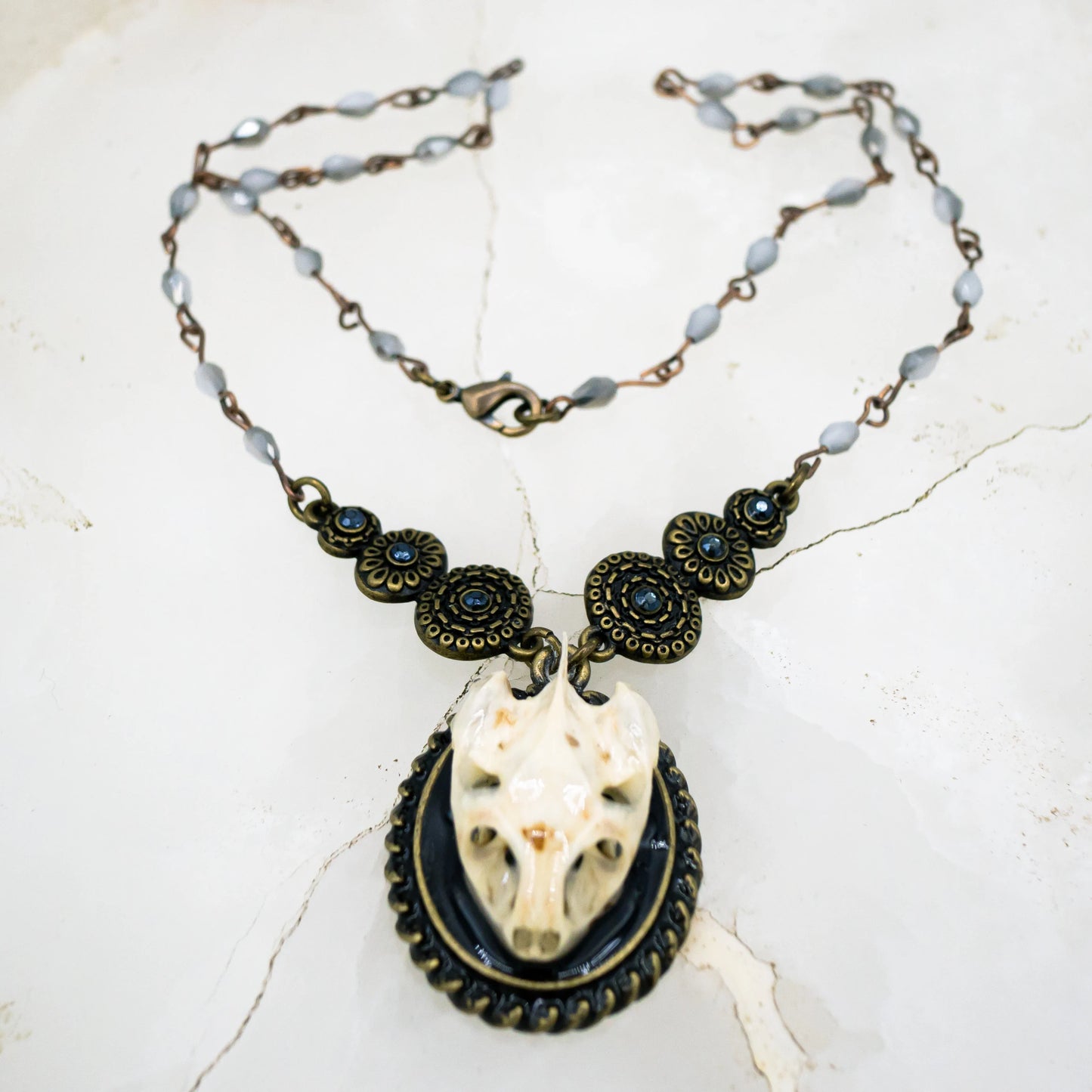 Sorcerers Turtle Skull Necklace