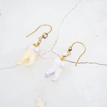 Tooth Fairy's Opal Molar Earrings