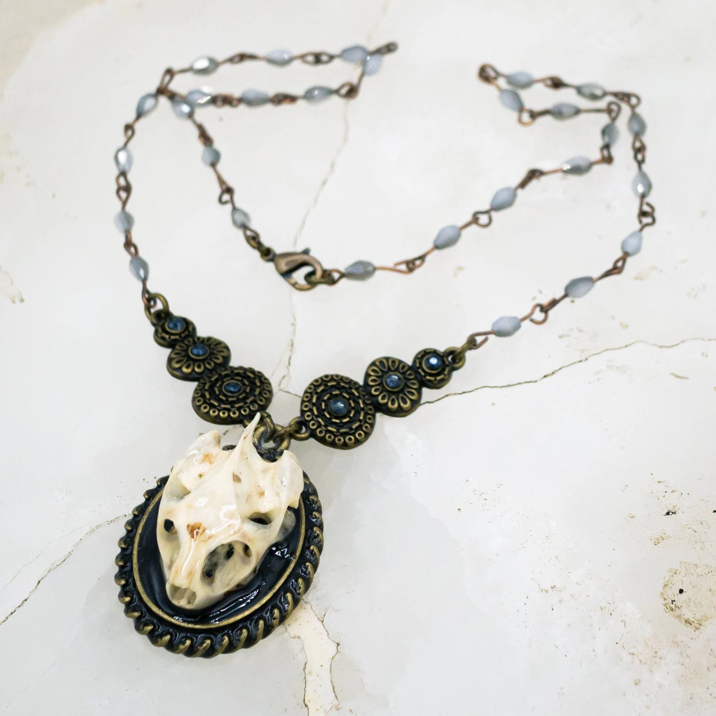 Sorcerers Turtle Skull Necklace