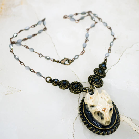 Sorcerers Turtle Skull Necklace