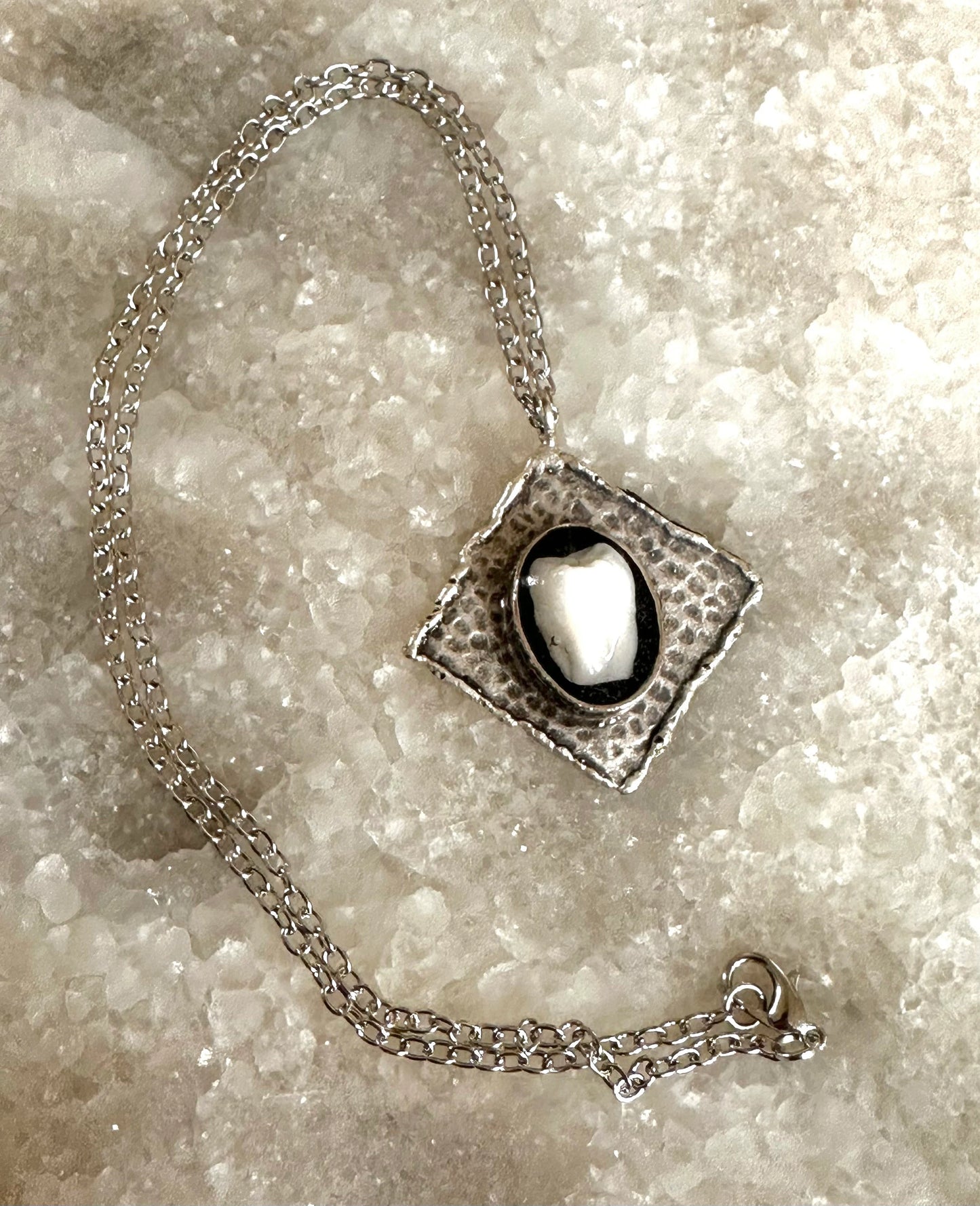 Human Molar Resin Necklace