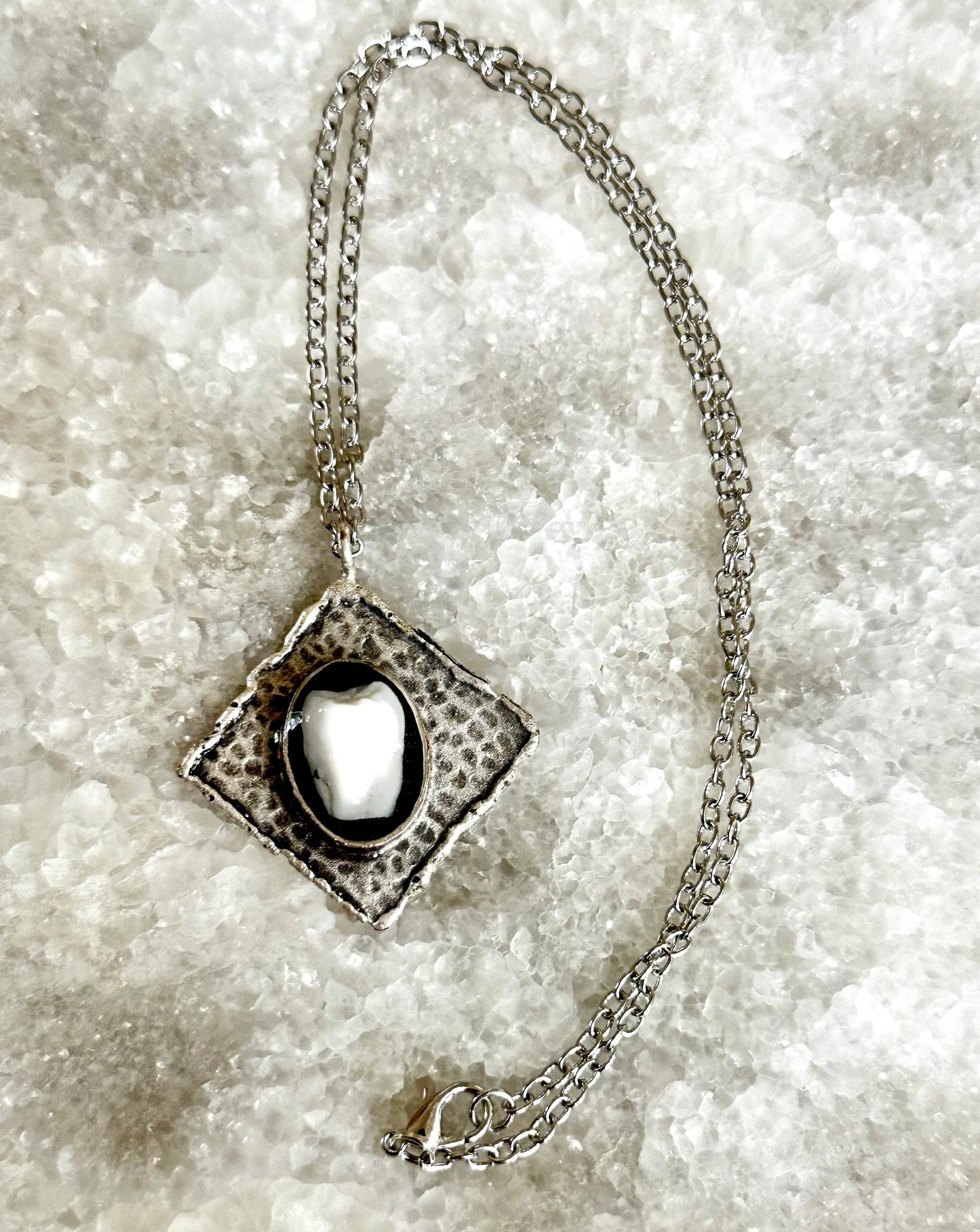 Human Molar Resin Necklace