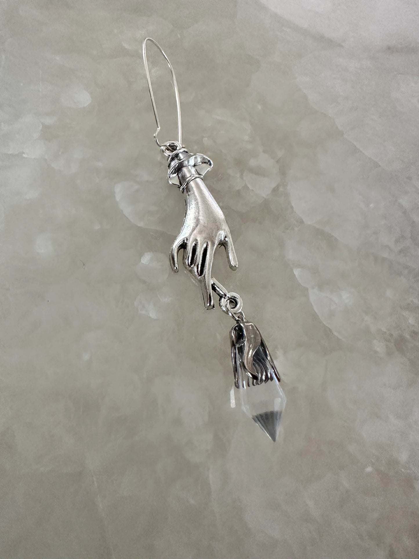 Palm Readers Crystal Earrings