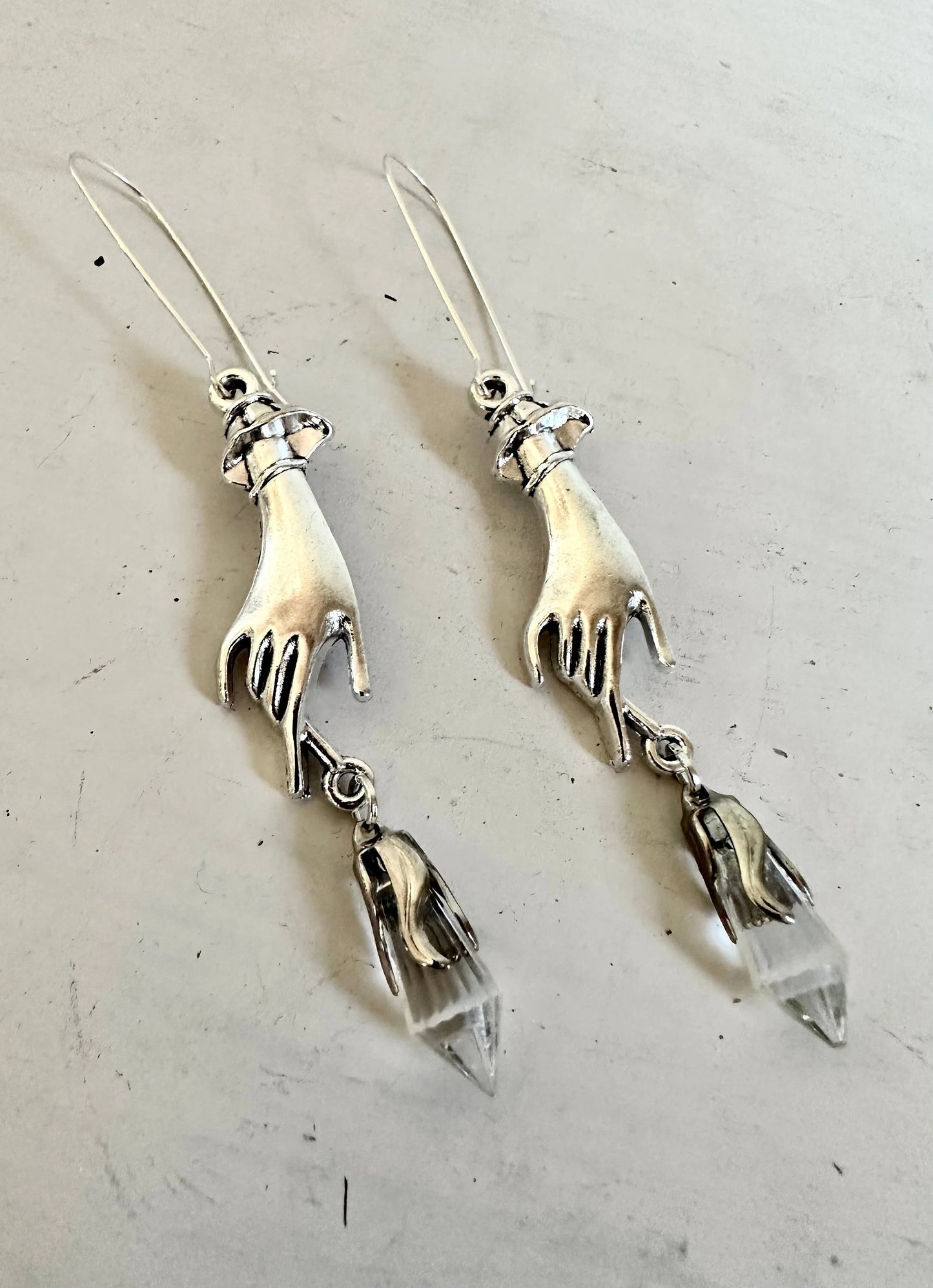 Palm Readers Crystal Earrings