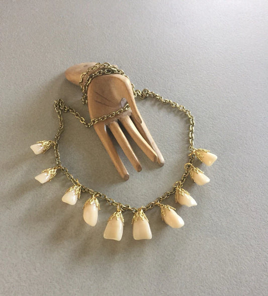 Tooth Fairy's Teeth Charm Necklace
