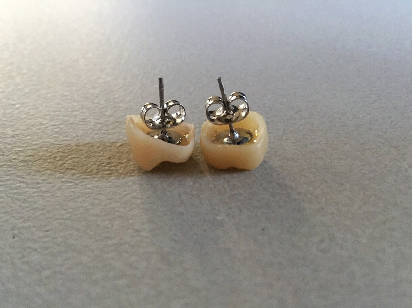 Human Tooth Stud Earrings