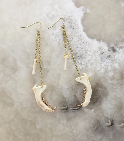 Jaw And Bone Earrings