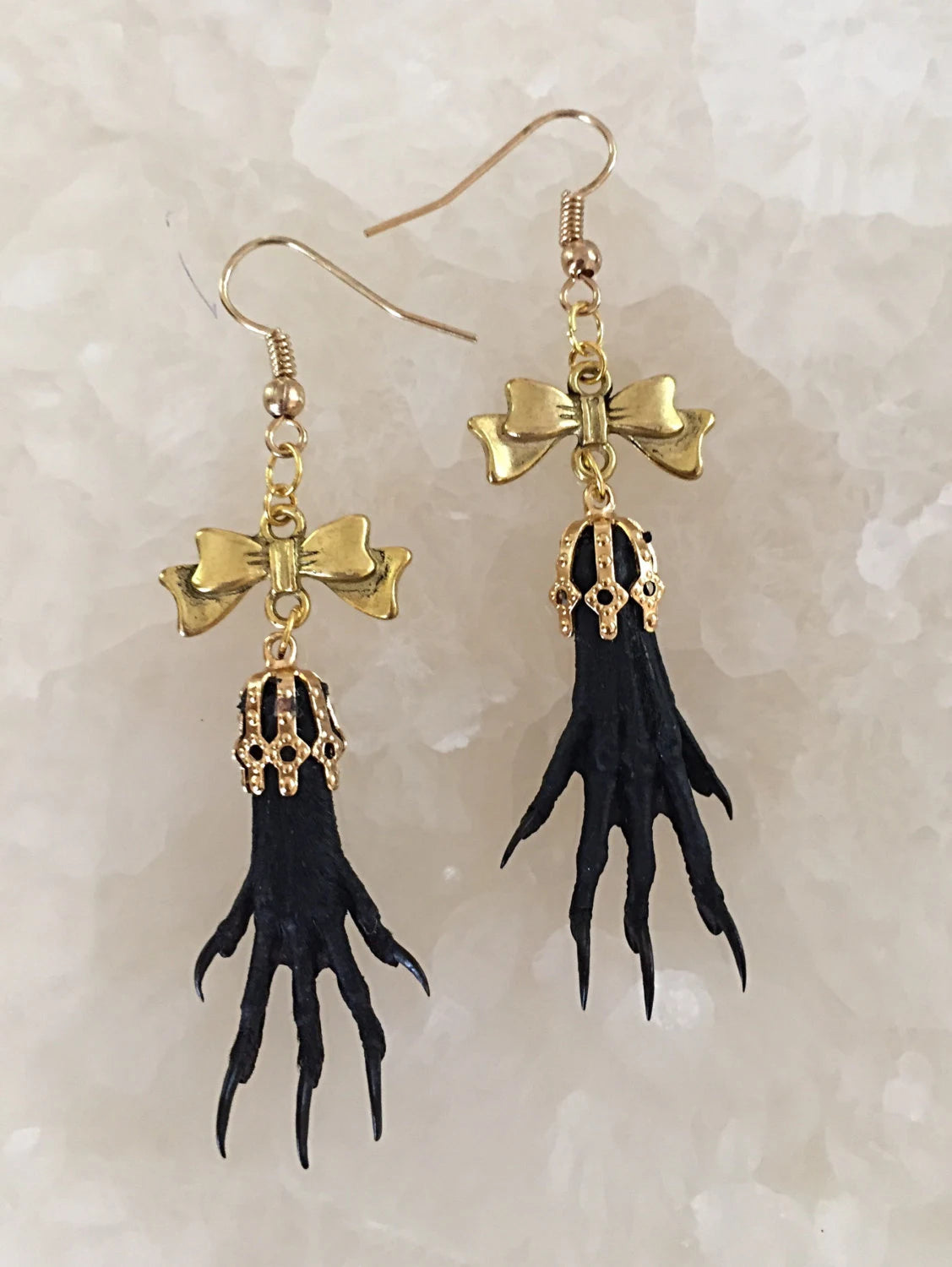 Bow Taxidermy Earrings