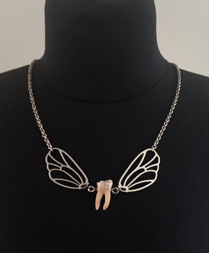 Tooth Fairy Winged Necklace