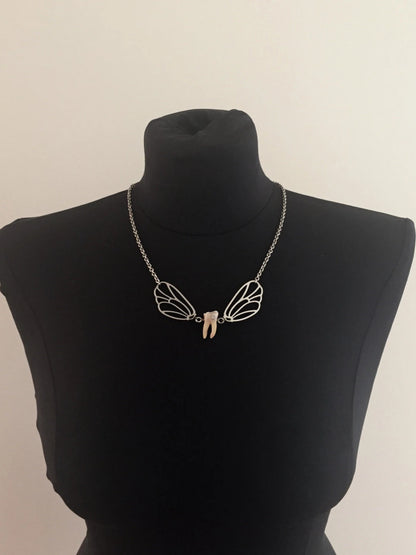 Tooth Fairy Winged Necklace